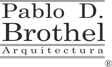 logo oficial del arquitecto pablo brothel de bernal