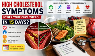 High cholesterol symptoms diet 