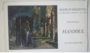 Flyer 1 expo rené hansoul 1963