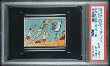 1949 Spanish Basketball Card Gallina Blanca Cromo