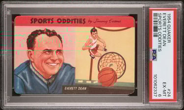 Everett Dean Basketball Card