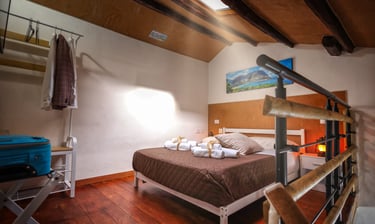 camera da letto la casa di sughero