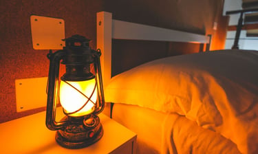 lampada effetto fiamma la casa di sughero