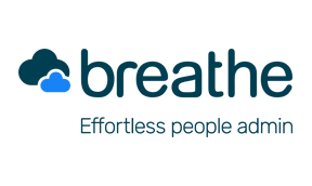 a logo for breathe HR employee database