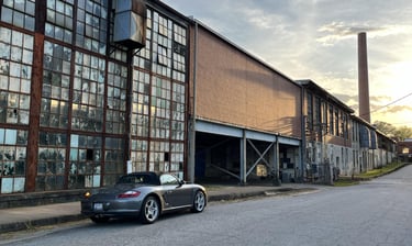 An example of Porsche Boxster car art