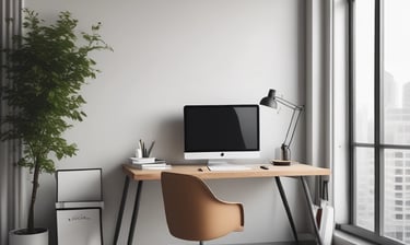 Modern salon interior with elegant styling chairs and bright mirrors.