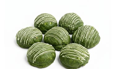 deliciosa cooke de te matcha con chocolate blanco