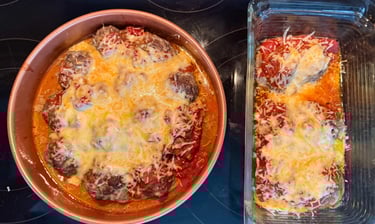 Dr. Randall's smothered meatballs