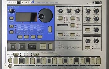 Korg Electribe ea-1, virtual analogue synthesizer.