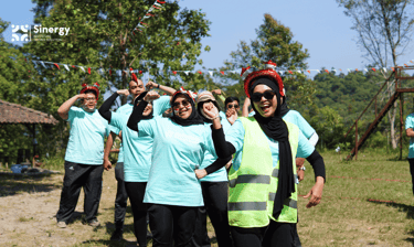 Keseruan Outbound Fun games Jogja Sinergy Adventure 