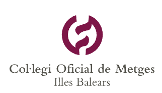 Logo del Colegio Oficial de Médicos de Baleares, que acredita la colegiación de la Dra. Camila Corté