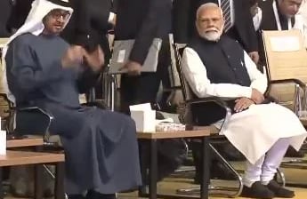 UAE President Sheikh Mohamed bin Zayed Al Nahyan Czech Republic Prime Minister Petr Fiala PM Modi