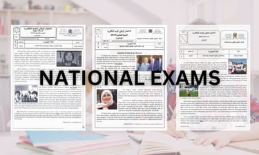 National exams for students 2 bac national exam