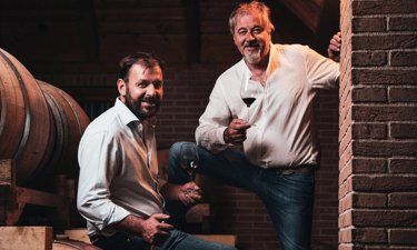 Natalino Fasoli e Matteo Fasoli di Fasoli Gino, azienda di vino biologico e vegano nel Veneto