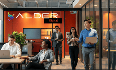 Alder Digital boardroom meeting 