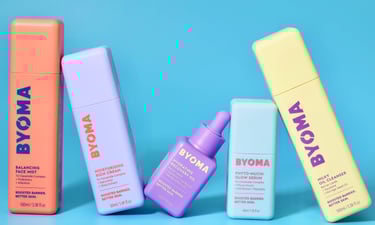 Beauty product photography UK for skincare brand