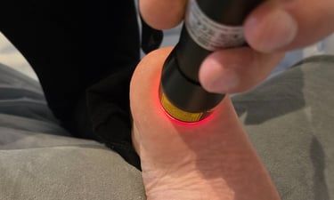 low level laser therapy on heel pain relief