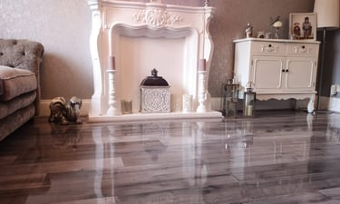 Laminate flooring installed in Stratford by Pro Fittings Ltd
