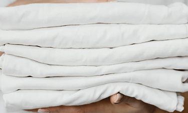 Flanelas de Malha Branca