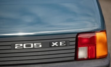 monogramme peugeot 205 xe