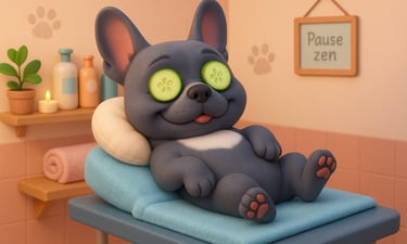 Prestation : Spa, Mascotte Ulya de M. É câline salon de toilettage 