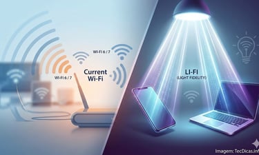 Nova Tecnologia Substitui o Wi-Fi? O que é o Li-Fi e Como ele Vai Mudar Sua Internet