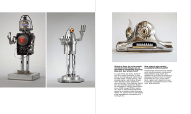 Flesh & Bone magazine article on artist Tal Avitzur, pages 12-13.