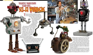 Article about Tal Avitzur in April 2015 magazine issue of Handmade Business.