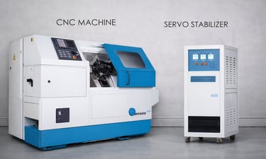 Servo stabilizer for CNC machine used to protect CNC and VMC machines from voltage fluctuations