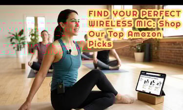 Wireless Lapel Microphones for Yoga Instructors: Top Amazon Finds