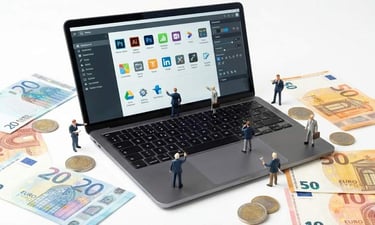 Productivity software tools and digital assets for instant download