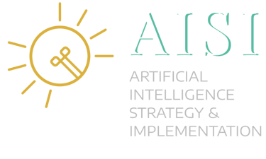Our AI Strategy & Implementation logo, a lightbulb in an earth globe