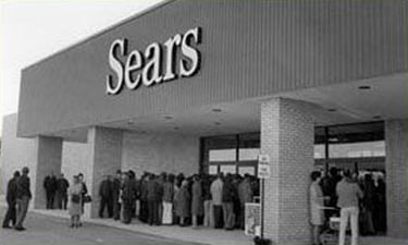 Opening day Sears Lynden Park Mall