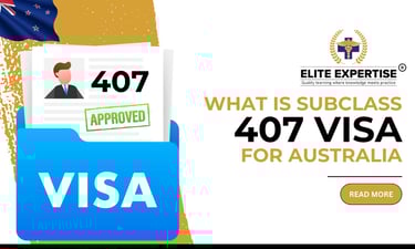 Subclass 407 VISA for Australia