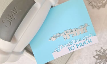 card making with Sizzix