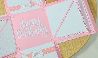 happy birthday explosion box idea