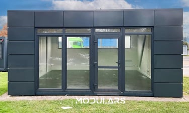 Modulo comercial tienda heladeria cafeteria lavanderia restaurante oficina barberia local modular MC