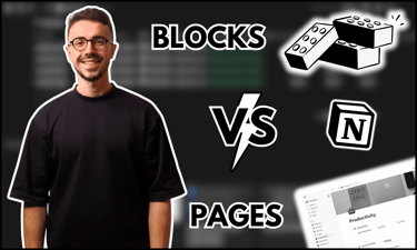 notion block vs page