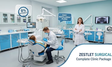 Poltrone odontoiatriche e allestimento completo della clinica con semplici piani di rateizzazione a