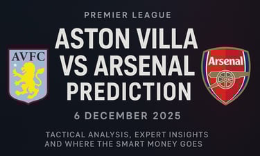 aston villa vs arsenal 6/12/2025 stats