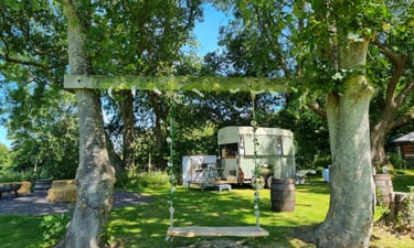 Blue Acre Weddings Outdoor Area North Wales | Han & Stu Wedding Music Duo Blog
