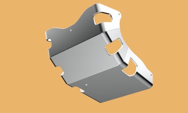 transalp bashplate morotrcycle part design