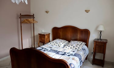 Gîte de Lamartinerye - Chambre du Rez-de-Chaussée