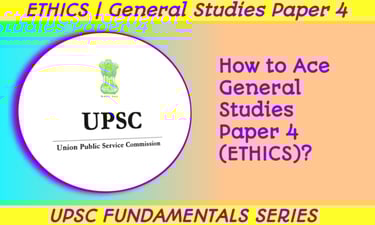 How to ace Ethics Paper?