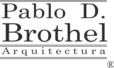 logo oficial del arquitecto pablo brothel de bernal