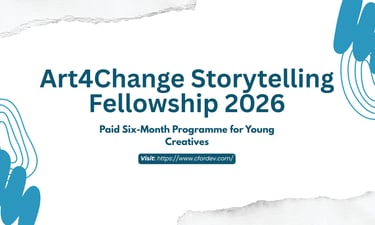 Art4Change Storytelling Fellowship 2026