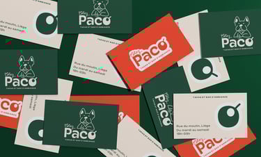Branding chez Paco - cartes de visite - Soleado studio