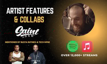 Saint Josh - Collaborating with other artists to create standout songs that will elevate their music