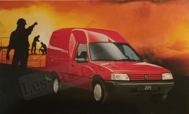 Brochure Peugeot 205 Fourgonette 1996