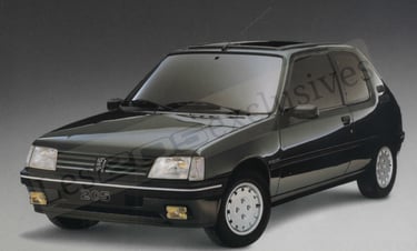 Brochure Peugeot 205 roland Garros Pays-Bas